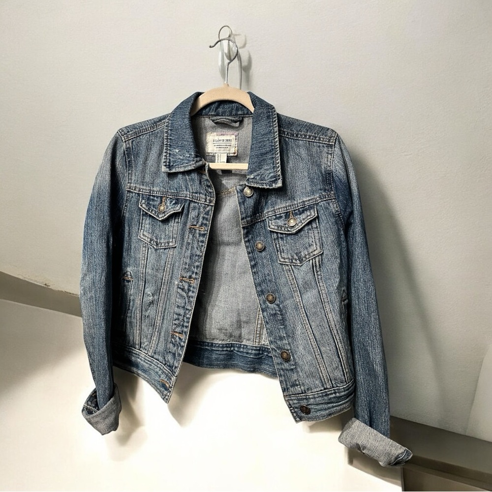 Distressed Jean Jacket